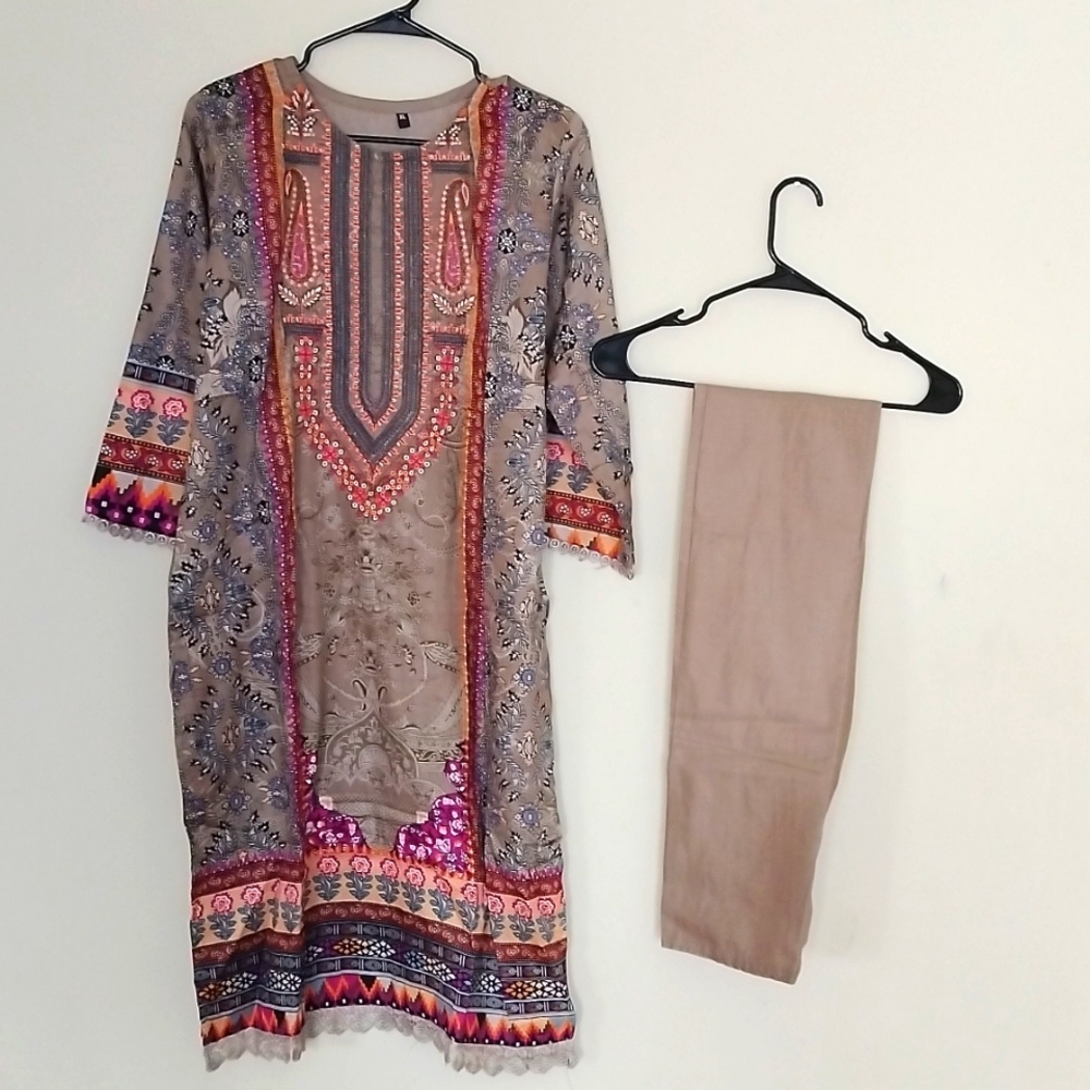 Women's Indian kurti set with Dupatta